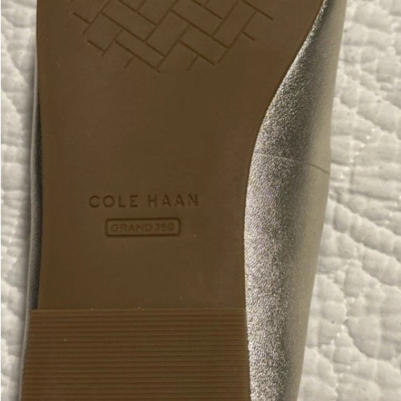 Cole Haan Yvette ballet flat Women's Shimmering Gold Loafers - Picture 8 of 11